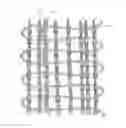 Fig. 01 - Knitted wire carrier for weather seal insert support with lockstitched reinforcing wire