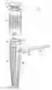 Fig. 01 - Drain Stopper With Detachable Solid Matter Receptacle