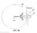 Fig. 04 - Window shade system using adjustable angle gear