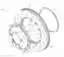 Fig. 01 - Floating rotor disc with compressible retention ring fastener