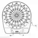 Fig. 01 - Electronic dartboard with scoreboard interface with portable electronic devices