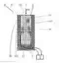 Fig. 01 - Piezoelectric measuring element for measuring the dynamic and static pressure and/or the temperature