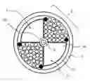 Fig. 01 - Polarization-maintaining optical fibre and preform and method for producing the same
