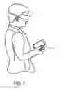 Fig. 02 - Touchscreen hover detection in an augmented and/or virtual reality environment