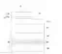 Fig. 01 - LIGHT-EMITTING ELEMENT WITH WINDOW LAYERS SANDWICHING DISTRIBUTED BRAGG REFLECTOR