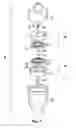 Fig. 04 - Method and device for transmitting electric power and signals between a stationary wall and a leaf pivotably mounted on said wall