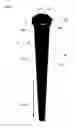 Fig. 01 - Tie-out post having a detachable and rotatable connection point