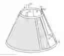 Fig. 01 - Adjustable protective animal collar