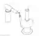 Fig. 01 - Vaporizer with electronically heated nail