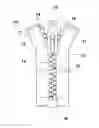 Fig. 01 - Polyamide resin composition for slide fasteners, slide fastener component, and slide fastener provided with same