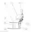 Fig. 01 - Auto-adjusting headrest for an ergonomic chair