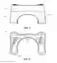 Fig. 07 - Adjustable toilet footrest assembly