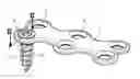 Fig. 01 - Osteosynthesis Assembly Formed by a Plate and at Least One Screw