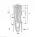 Fig. 09 - Leaflet attachment frame for a prosthetic valve