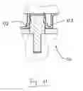 Fig. 17 - Fluid cassette with alignment latching having an improved tilt-tolerance as well as a blood treatment apparatus