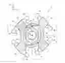 Fig. 01 - Platform for a parallel robot for acting on an object