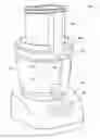Fig. 01 - Food processor with adjustable blade assembly