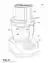 Fig. 10 - Food processor with adjustable blade assembly