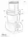 Fig. 18 - Food processor with adjustable blade assembly