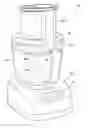 Fig. 01 - Food processor with adjustable blade assembly