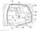 Fig. 01 - Cargo management system incorporating a dynamic load floor and a swing arm assembly