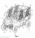 Fig. 02 - Vehicle frame assembly and method of use and manufacture thereof