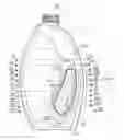 Fig. 01 - STRETCHED-BLOW MOLDED CONTAINER HAVING AN INTEGRALLY MOLDED DEEP GRIP AND PROCESS FOR MAKING SAID CONTAINER