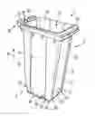 Fig. 01 - Garbage can with injection-molded plastic body