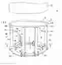 Fig. 01 - Grain Bin Hopper Support Cone with Support Legs which are Uninterrupted Along their Respective Lengths Between Top and Bottom Junctions