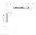 Fig. 01 - Combination hydraulic and pneumatic door closer