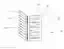 Fig. 01 - Automatic closing structure for slats of sash