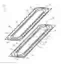 Fig. 01 - BIPOLAR PLATE WITH FORCE CONCENTRATOR PATTERN