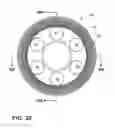 Fig. 14 - Inner swirling flame gas burner