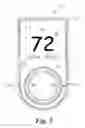 Fig. 03 - THERMOSTAT WITH DISPLAY SCREEN AND CONTROL DIAL HAVING VERTICAL AND HORIZONTAL MOUNTING CONFIGURATIONS