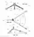 Fig. 12 - Tripod mount with a traverse support mechanism