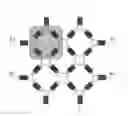 Fig. 01 - Optical router having optical routing nodes of four bi-directional optical switches