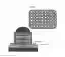 Fig. 05 - Backside configured surface plasmonic structure for infrared photodetector and imaging focal plane array enhancement