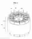 Fig. 02 - Three phase motor in which structure for preventing electrical short circuit is applied