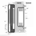 Fig. 01 - Bone conduction transducer system with adjustable retention force