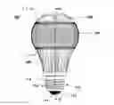 Fig. 01 - LIGHTING DEVICE WITH BI-DIRECTIONAL LIGHTING CONTROL AND ASSOCIATED METHODS