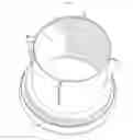 Fig. 05 - Bottomless in-ground water conservation and contamination prevention garden-plant watering-well