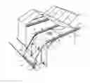Fig. 01 - Fastening system and screen installation for a greenhouse, as well as method for attaching the same