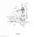Fig. 13 - Arm device for a milking parlor arrangement for the automatic milking of milk-producing animals, divider for a milking parlor arrangement, and milking parlor arrangement