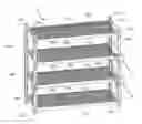 Fig. 01 - Shelving unit and fixing member for a shelving unit
