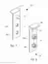 Fig. 06 - Shelving unit and fixing member for a shelving unit