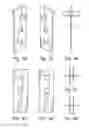 Fig. 16 - Shelving unit and fixing member for a shelving unit