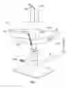 Fig. 03 - Electrically integrated salon styling chair with ergonomic equipment caddy