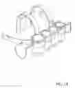 Fig. 17 - Electrically integrated salon styling chair with ergonomic equipment caddy
