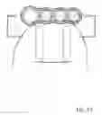 Fig. 24 - Electrically integrated salon styling chair with ergonomic equipment caddy