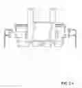 Fig. 25 - Electrically integrated salon styling chair with ergonomic equipment caddy
